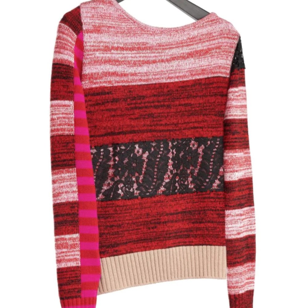 Asymmetric Multicolored Sweater by No. 21 - Picture 3 of 4